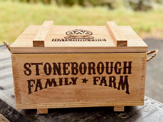 Custom Crate with 96 Fire Starters