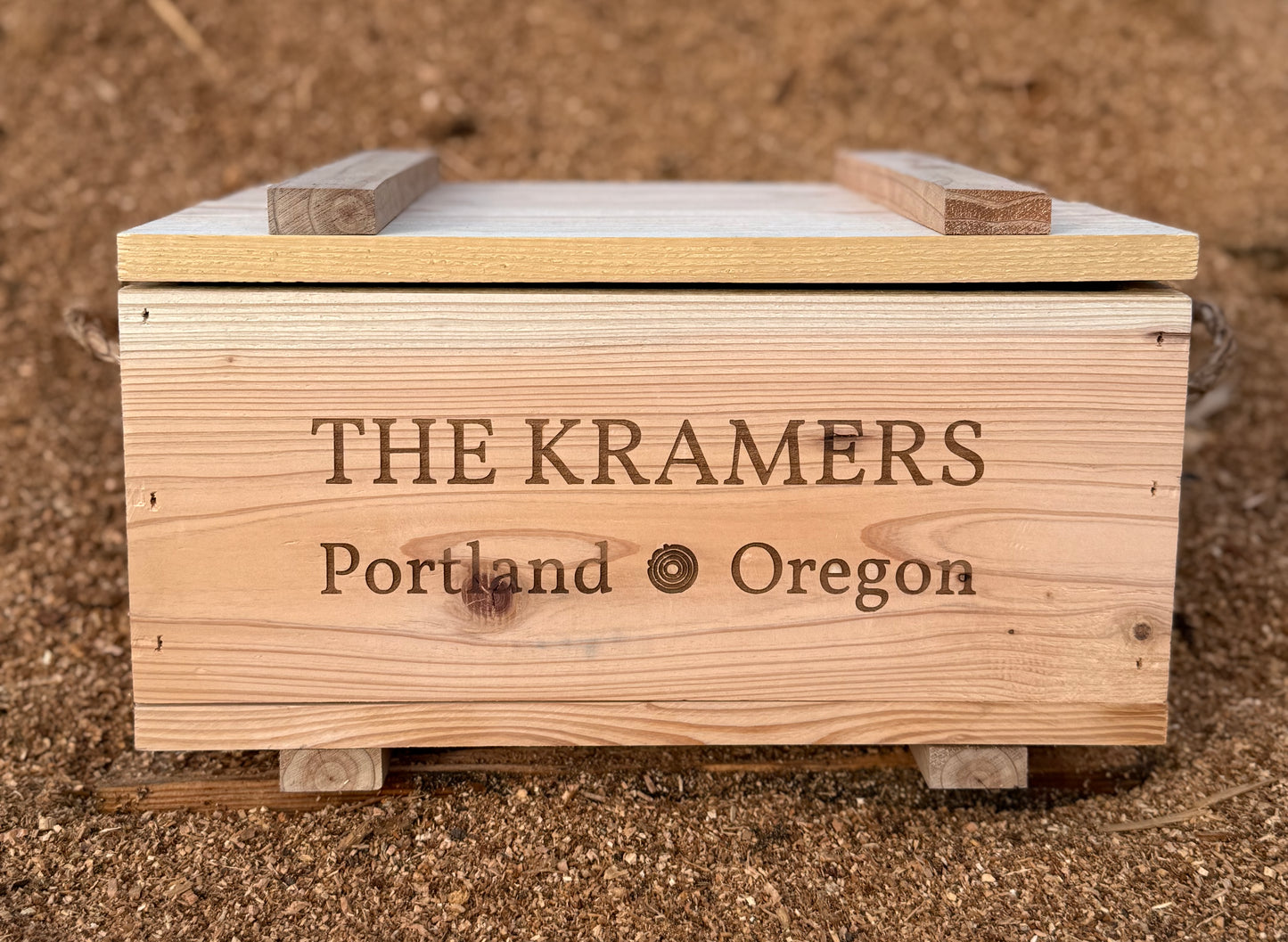 Personalized  Crate with 96  Fire Hatchers